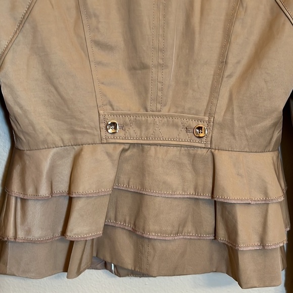WHITE House Black Market Tan Jacket - Picture 9 of 16